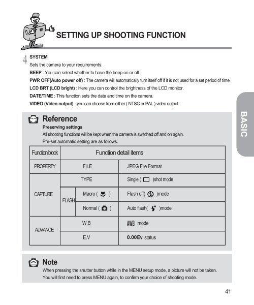 Samsung DIGIMAX 220 SE (EC-D220SABA/FR ) - Manuel de l'utilisateur 1.6 MB, pdf, Anglais