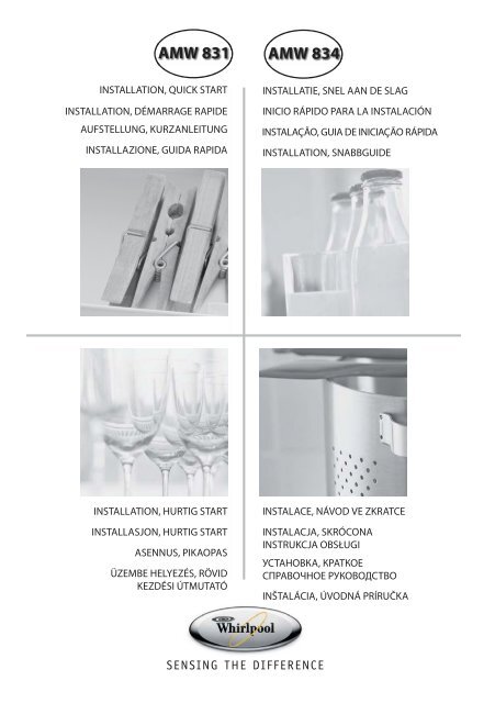 Whirlpool Microonde da incasso Perfect Chef, Liinea Ambient AMW 831 IXL -  Istruzioni d'uso_Italiano