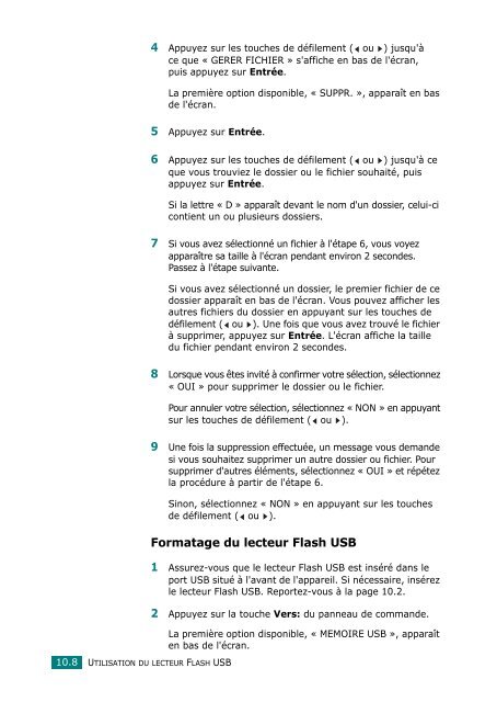 Samsung SCX-4720F (SCX-4720F/XEF ) - Manuel de l'utilisateur 11.25 MB, PDF, Fran&ccedil;ais
