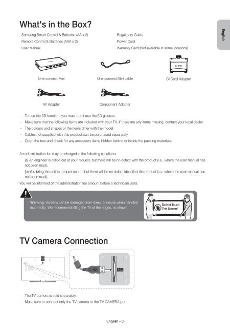 Samsung TV LED 40'', UHD/4K, Smart TV, 3D, 1300PQI - UE40JU7000 (UE40JU7000TXZF ) - Guide rapide 14.51 MB, pdf, Anglais, N&Eacute;ERLANDAIS, Fran&ccedil;ais, ALLEMAND