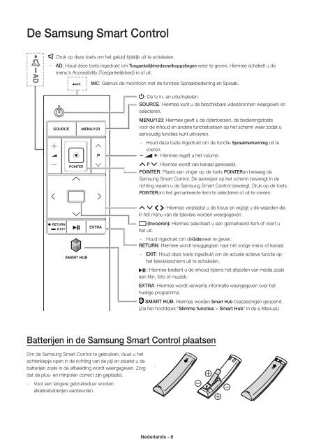 Samsung TV LED 40'', UHD/4K, Smart TV, 3D, 1300PQI - UE40JU7000 (UE40JU7000TXZF ) - Guide rapide 14.51 MB, pdf, Anglais, N&Eacute;ERLANDAIS, Fran&ccedil;ais, ALLEMAND