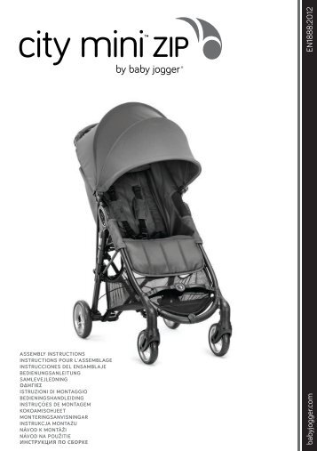 Baby jogger City Mini Zip - Manuale di istruzioni
