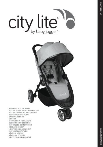 Baby jogger City Lite - Manuale di istruzioni