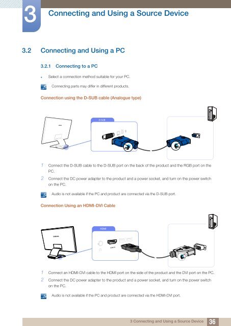 Samsung 27''S&eacute;rie5 Moniteur station d'accueil C27A550 (LC27A550US/EN ) - Manuel de l'utilisateur 4.07 MB, pdf, Anglais