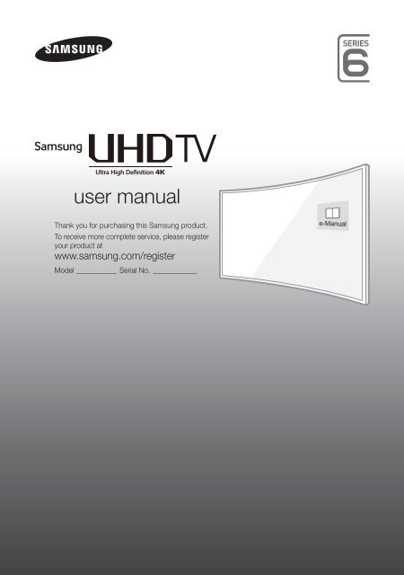 Samsung TV LED 40'', Incurv&eacute;, UHD/4K, Smart TV, 1200PQI - UE40JU6670 (UE40JU6670UXZF ) - Guide rapide 14.31 MB, pdf, Anglais, N&Eacute;ERLANDAIS, Fran&ccedil;ais, ALLEMAND