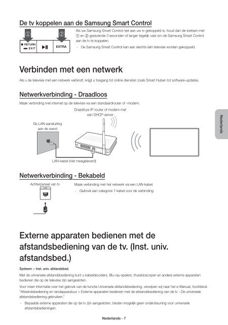 Samsung TV LED 40'', Incurv&eacute;, UHD/4K, Smart TV, 1200PQI - UE40JU6670 (UE40JU6670UXZF ) - Guide rapide 14.31 MB, pdf, Anglais, N&Eacute;ERLANDAIS, Fran&ccedil;ais, ALLEMAND