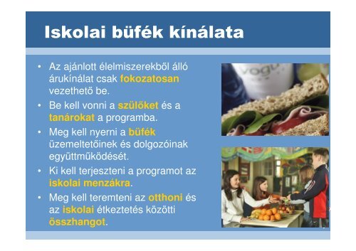 Kovács Ildikó: Interaktív táplálkozási programok