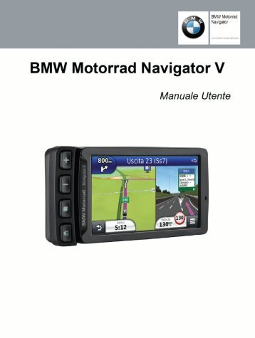 Garmin BMW Motorrad Navigator V - Manuale Utente