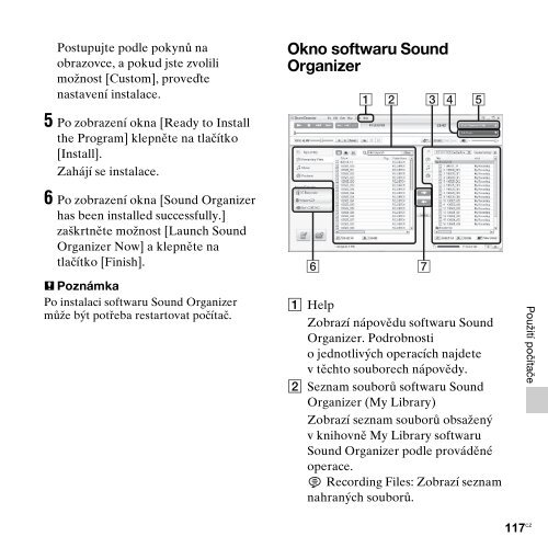 Sony ICD-PX312M - ICD-PX312M Consignes d&rsquo;utilisation Tch&egrave;que