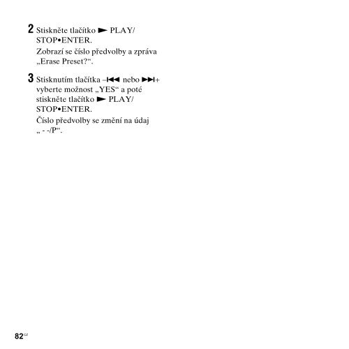 Sony ICD-PX312M - ICD-PX312M Consignes d&rsquo;utilisation Tch&egrave;que