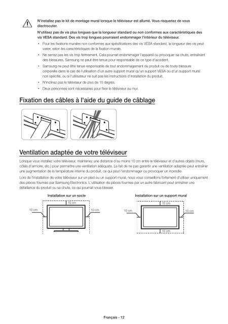 Samsung TV LED 55&quot;, UHD, 1100 PQI &ndash; UE55JU6570 (UE55JU6570UXZF ) - Guide rapide 13.92 MB, pdf, Anglais, N&Eacute;ERLANDAIS, Fran&ccedil;ais, ALLEMAND