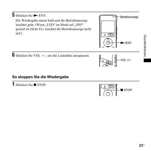 Sony ICD-UX300F - ICD-UX300F Consignes d&rsquo;utilisation Allemand