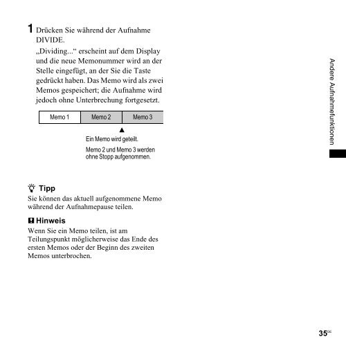 Sony ICD-UX300F - ICD-UX300F Consignes d&rsquo;utilisation Allemand