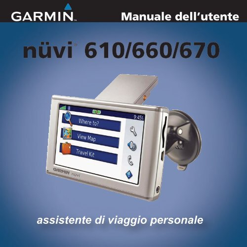 Garmin nuvi 670 - Manuale del produttore