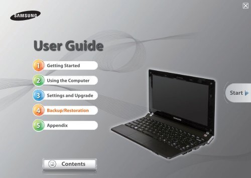 Samsung N350 (NP-N350-JA02FR ) - Manuel de l'utilisateur (XP / Windows 7) 17.5 MB, pdf, Anglais