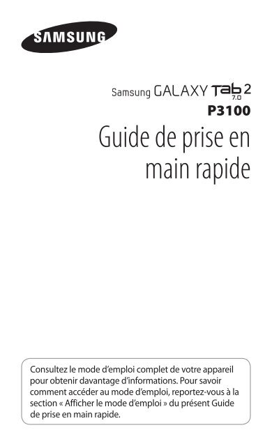Samsung Galaxy M31 Quick Guide