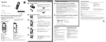 Sony ICD-PX232 - ICD-PX232 Guide de mise en route SuÃ©dois