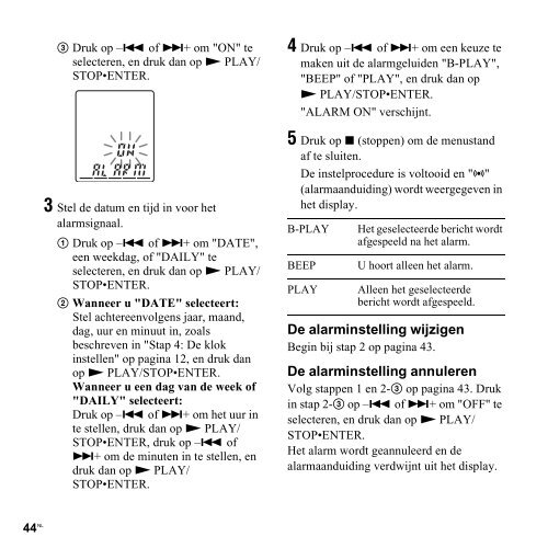 Sony ICD-PX820 - ICD-PX820 Consignes d&rsquo;utilisation N&eacute;erlandais