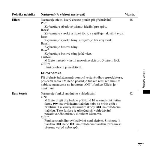 Sony ICD-UX300 - ICD-UX300 Consignes d&rsquo;utilisation Tch&egrave;que