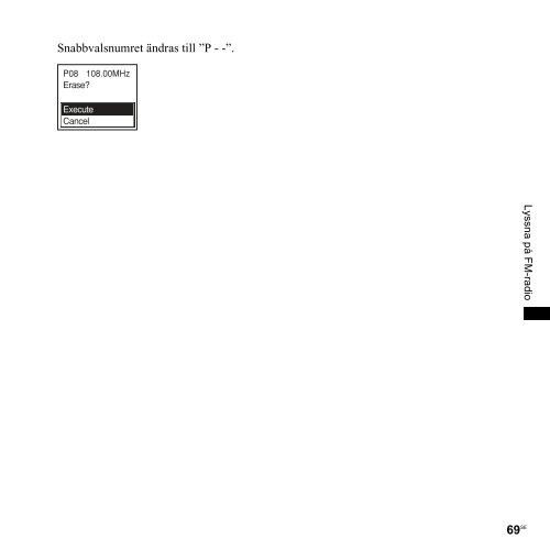 Sony ICD-UX300 - ICD-UX300 Consignes d&rsquo;utilisation Su&eacute;dois