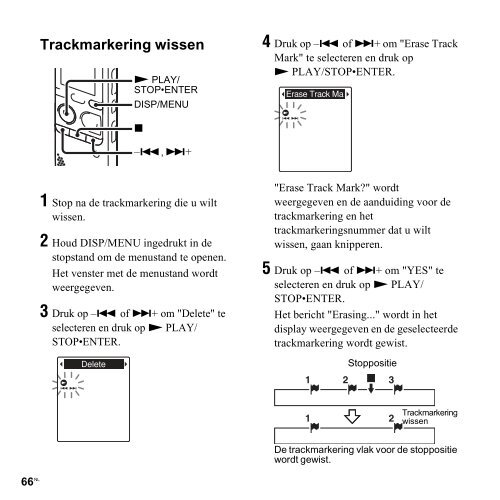 Sony ICD-PX312D - ICD-PX312D Consignes d&rsquo;utilisation N&eacute;erlandais