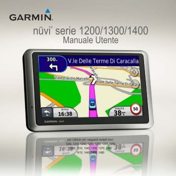 Garmin nuvi 1200, GPS, Europe RACC - Manuale Utente