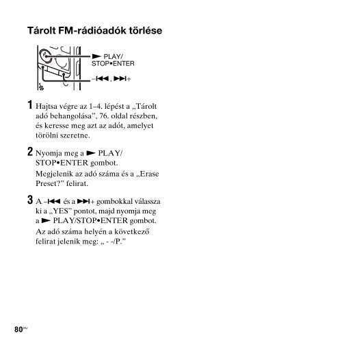 Sony ICD-PX312D - ICD-PX312D Consignes d&rsquo;utilisation Hongrois