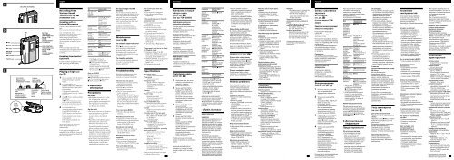 Sony TCM-200DV - TCM-200DV Consignes d&rsquo;utilisation Russe