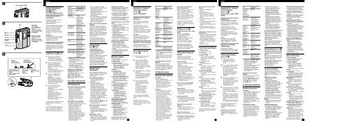 Sony TCM-200DV - TCM-200DV Consignes d&rsquo;utilisation Polonais