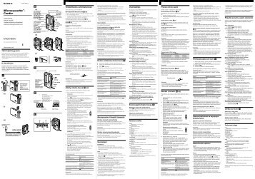 Sony M-800V - M-800V Consignes dâutilisation Finlandais