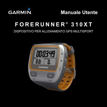 Garmin ForerunnerÂ® 310XT Triathlete Bundle - Manuale utente