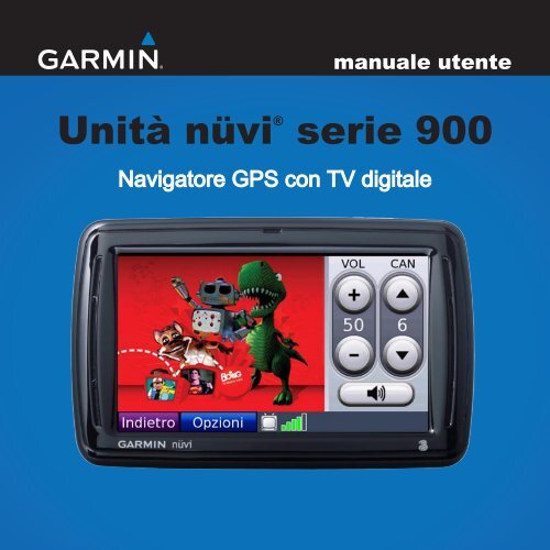 Garmin nuvi 900T - manuale utente