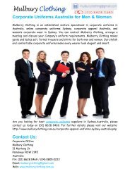 Corporate Uniforms Sydney – Corporate Uniforms Australia