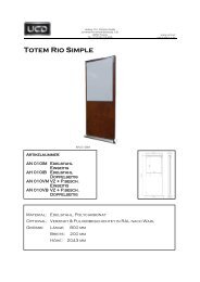 Produktdatenblatt Totem Rio Simple