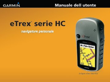 Garmin eTrex VistaÂ® HCx - Manuale dell utente