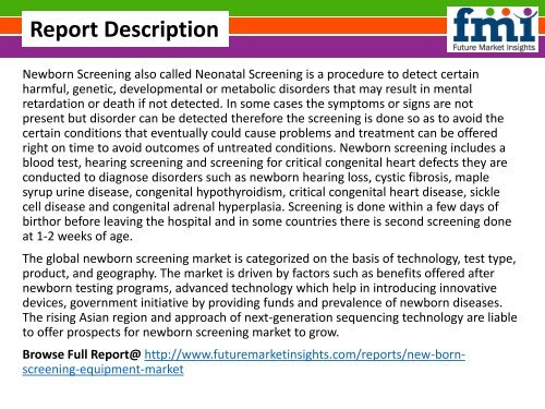 New-Born Screening Equipment Market