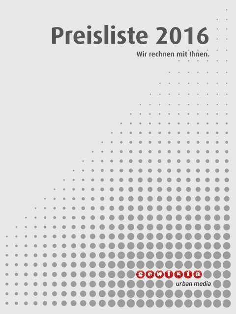 Preisliste 2016