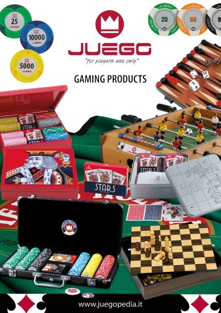 JUEGO gaming products by ITA s.r.l.