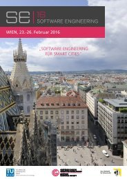 SE 2016: Software Engineering für Smart Cities