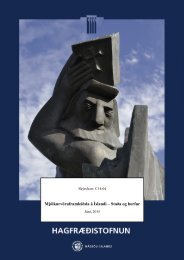 Mjólkurvöruframleiðsla á Íslandi – Staða og horfur