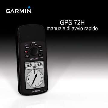 Garmin GPS 72H - manuale di avvio rapido