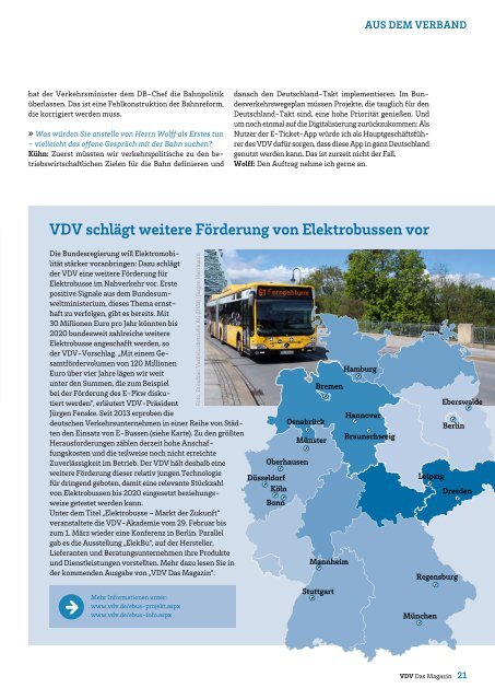 VDV Das Magazin Ausgabe März 2016