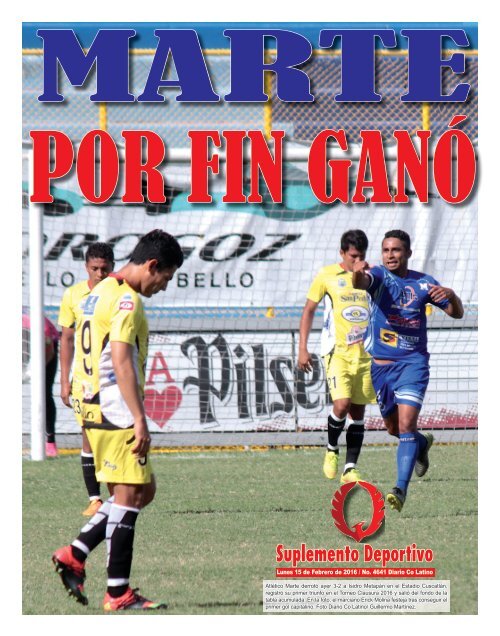 Suplemento Deportivo 15 de Febrero de 2016