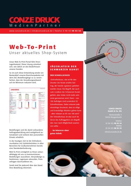 Web-To-Print - Webshop und Viscardo