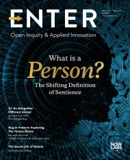 Enter Magazine, winter 2016:  What is a Person? The Shifting Definition of Sentience.