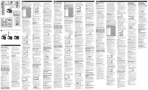 Sony ICF-SW35 - ICF-SW35 Consignes d&rsquo;utilisation Espagnol