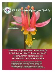 FES Flower Essence Guide