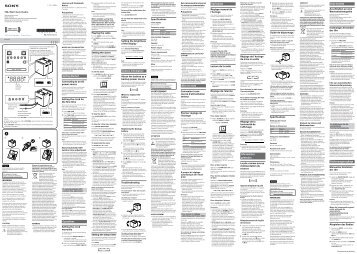 Sony ICF-C1T - ICF-C1T Mode d'emploi