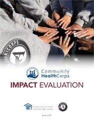 Community HealthCorps Impact Evaluation 2013