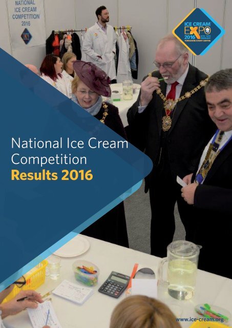 National Ice Cream Competition Results 2016